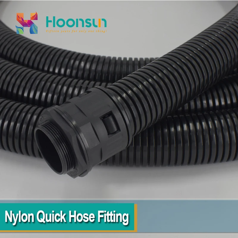 10 pcs AD34.5 Nylon Quick Hose Fitting Hose Joint For Flexible Pipe Connector M32 M36 M40 PG29