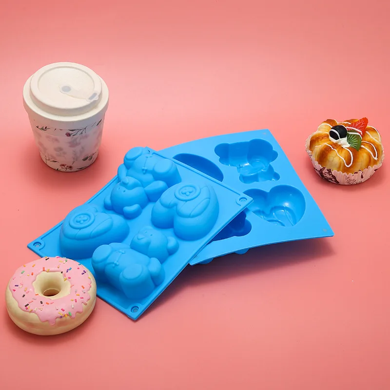 Manufacturers Direct Selling Foreign Trade Cross Border Children Food Supplement Bakery Cartoon Bear Love DIY High Temperature S