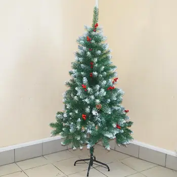 

120/150/180 cm Encryption Green Tree Artificial Snow-white PVC Christmas Tree Decorations Family Christmas Decoration For Home