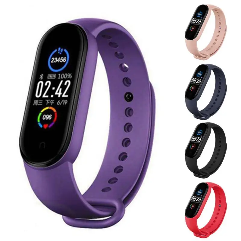 M5 Smarth Watch Sport Fitness Tracker Pedometer Heart Rate Blood Pressure Monitor M5 Band Smart Bracelet Men Women Wristbands