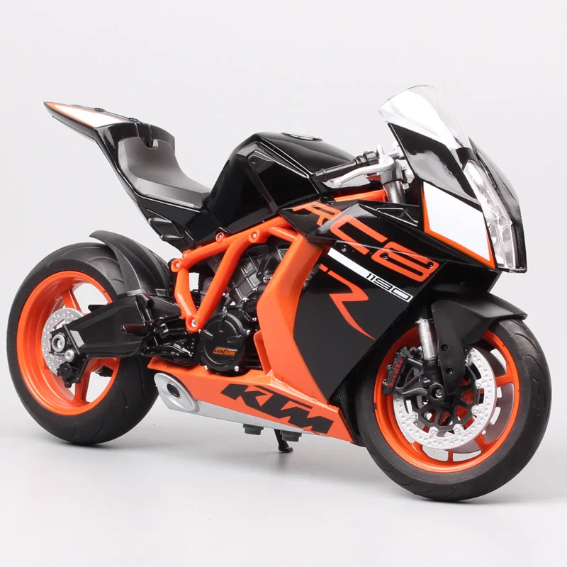 Welly 1:10 grande échelle moto jouet KTM 1190 RC8 R super vélo Diecasts et véhicules jouets KTM moto modèles miniature cadeau enfants