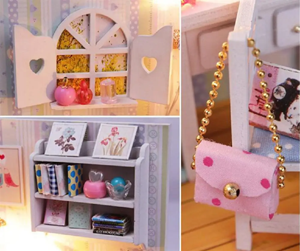 Ни один светодиодный яркий светильник головоломки сборки diy модель кабины