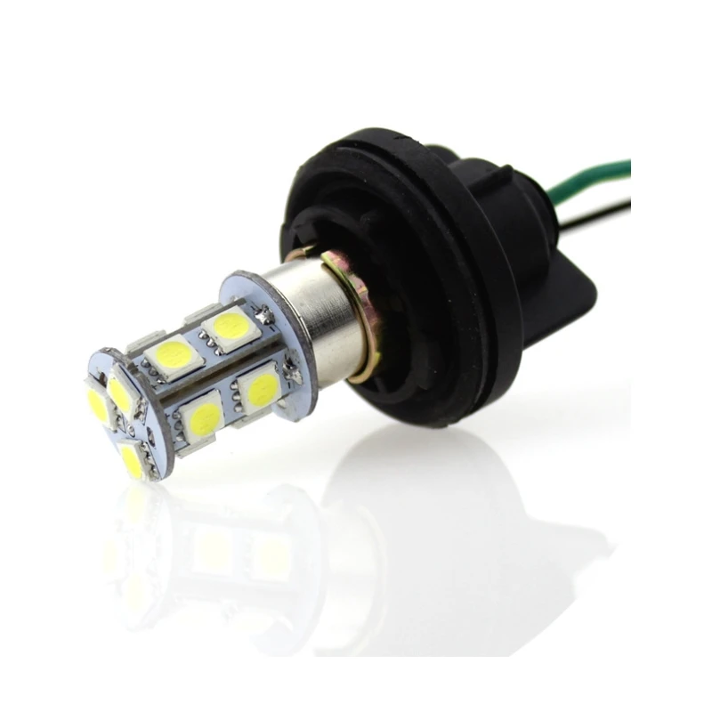 20 шт. СВЕТОДИОДНЫЕ Лампы BA15S 1156 P21W BA15D 13smd 5050 сигнал поворота Задний тормоз резервный свет задний противотуманный фонарь для автомобиля мотоцикла