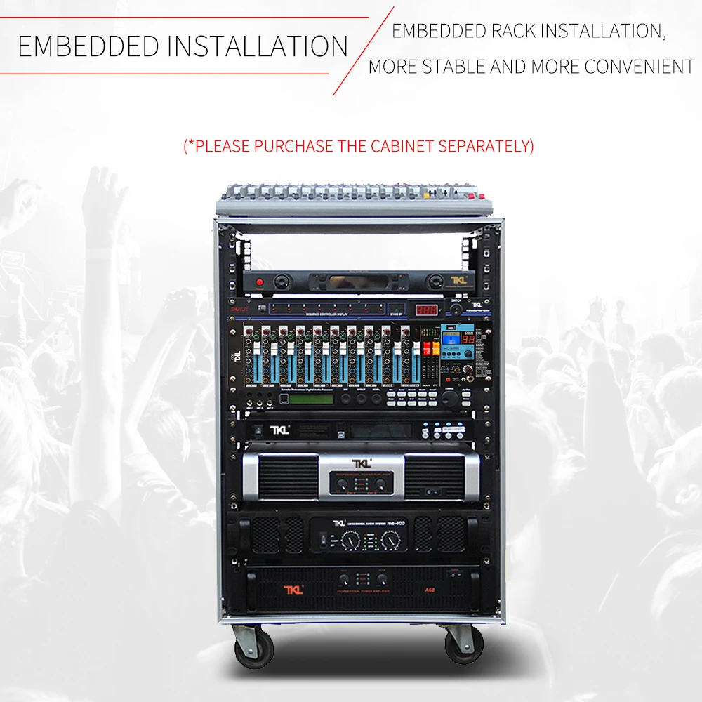 TKL Professional Audio Rack Mixer 12 channels