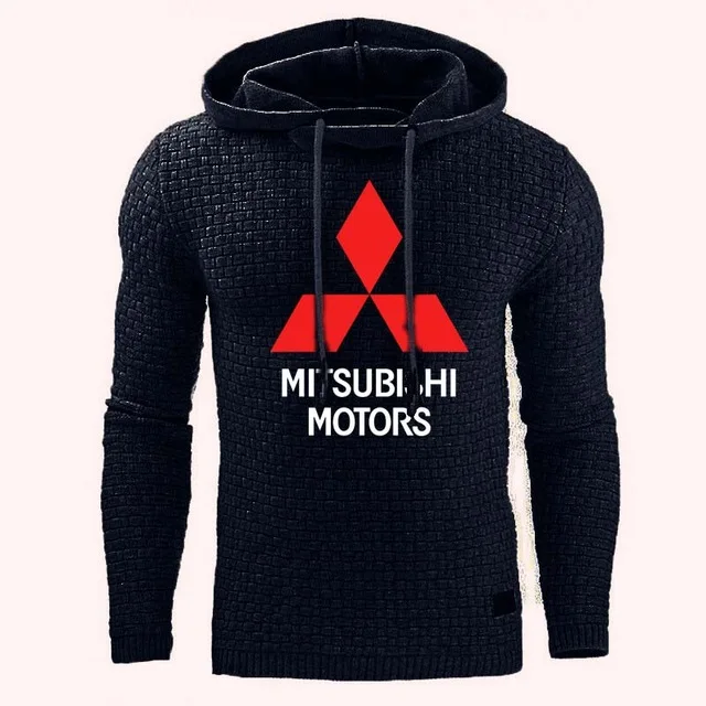 Мужские толстовки с принтом логотипа Mitsubishi, весенне-осенние мужские толстовки, спортивная одежда в стиле хип-хоп, harajuku, Повседневная Толстовка с капюшоном, спортивный костюм - Цвет: as picture