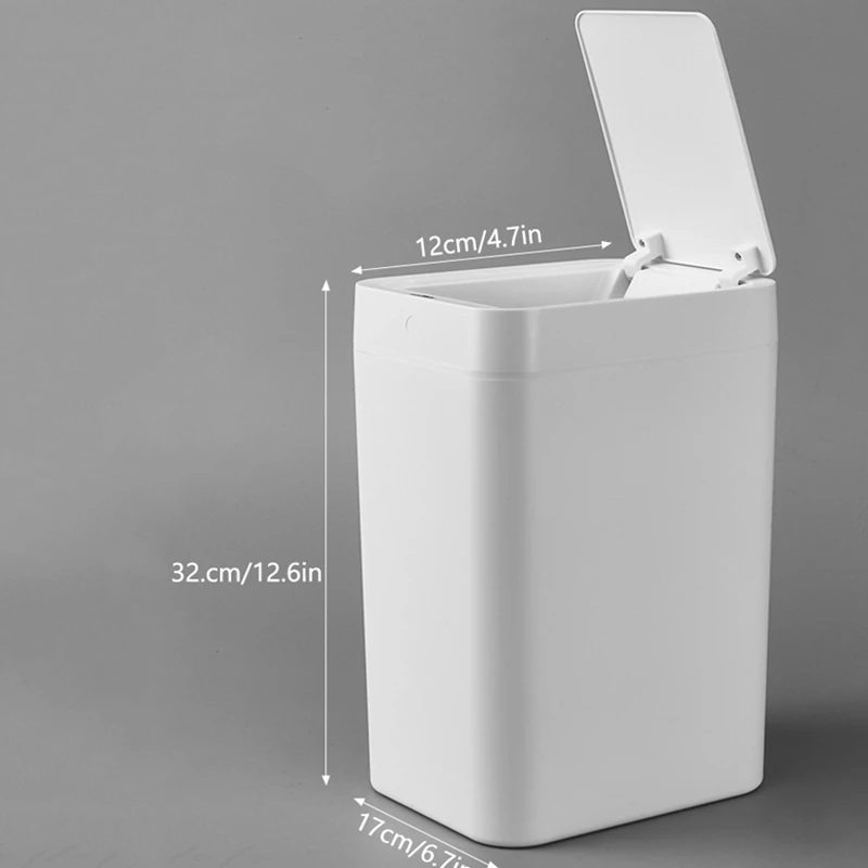 8L Smart Sensor Trash Can Home Waterproof Automatic Trash Can(Charged
