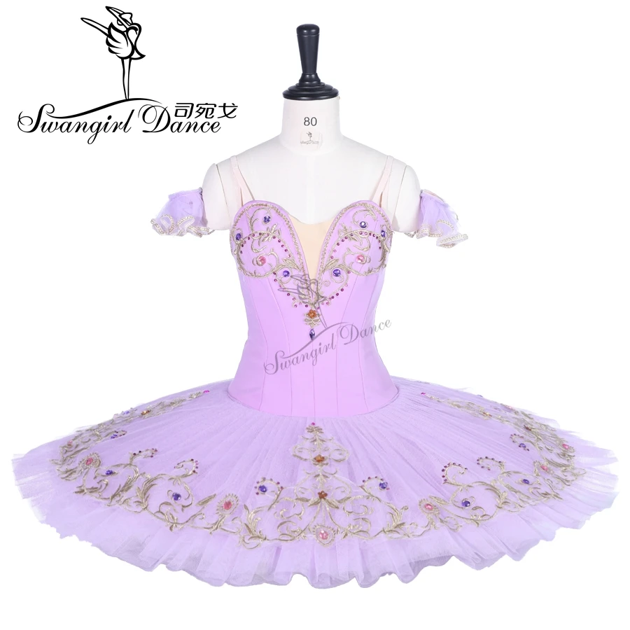 women lilac fairy professional ballet tutu ballerina pancake platter classical performance ballet stage costume tutu BT9288