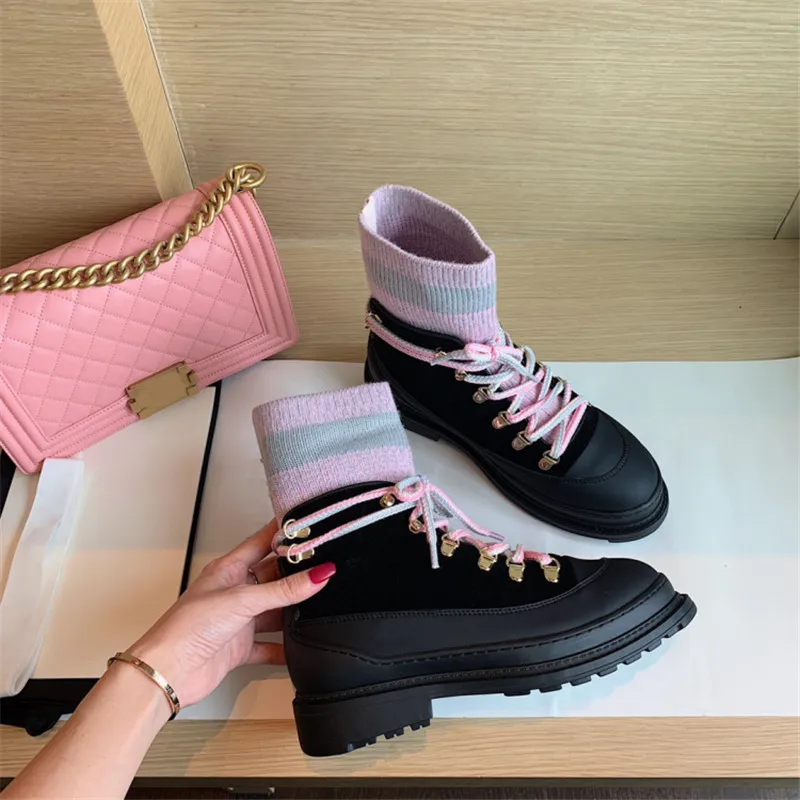 Женская обувь; ботинки-носки; chaussures femme; женская обувь; женские ботинки с круглым носком; модные botas mujer; коллекция года; Zapatos De Mujer; красивая обувь