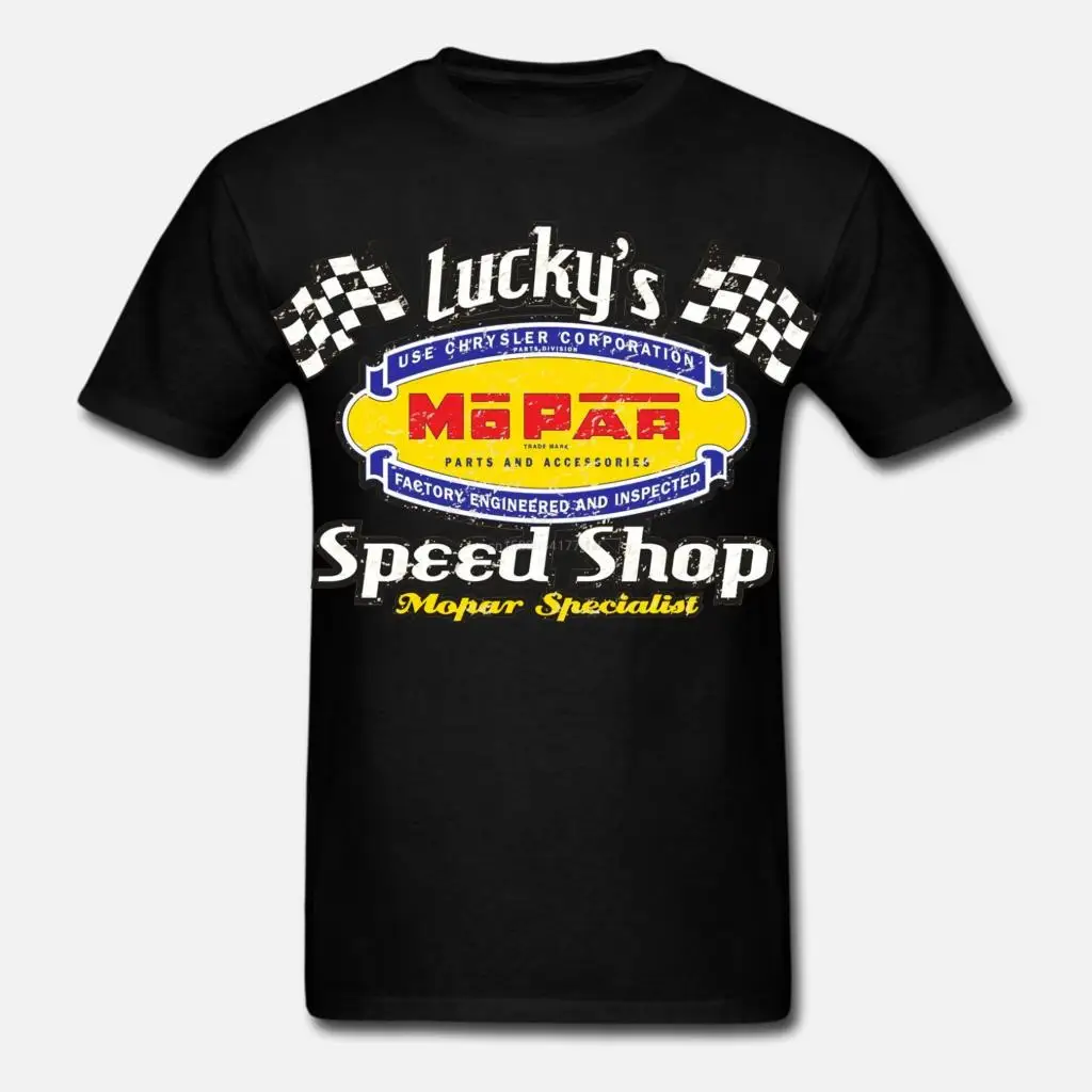 Мужская футболка GECOVE Fashion Mopar Luckys Speed Shop s забавная новинка для женщин 1 | одежда