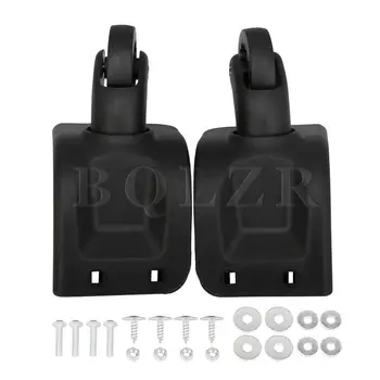 

BQLZR 2pcs Luggage Rear Wheel Replacement Repair Suitcase Spinner Wheels 53mm
