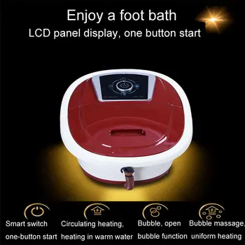 

Self-Service Multi-Wheel Massage Foot Bath Heating Thermostatic Foot Massage Foot Bath Barrel Footbath