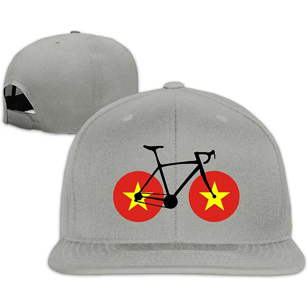 Вьетнамский флаг велосипед мужчины женщины бейсболки, взрослые хип-хоп Snapback кепки
