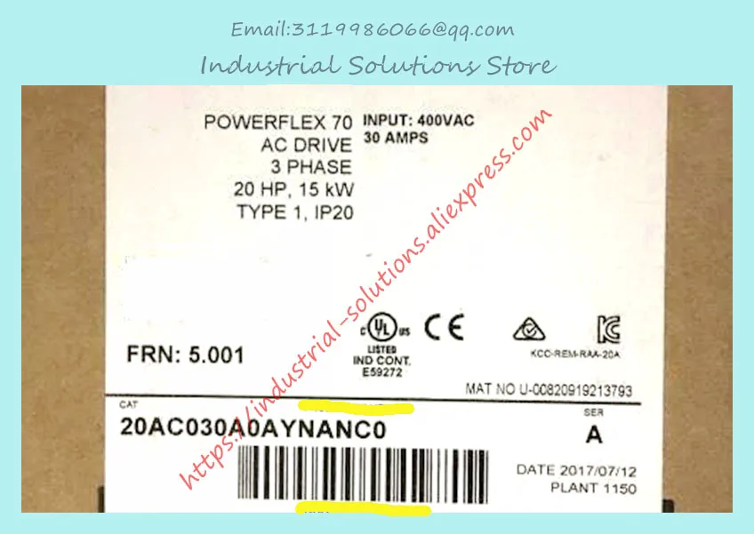 20AC030A0AYNANC0 20ACO3OAOAYNANCO промышленный преобразователь частоты управления