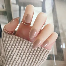 Наклейки для ногтей Nude INS готовая продукция поддельный Набор наклеек на ногти носимые онлайн знаменитостей А-Повтор для длительного клейкого Кончика Ногтей