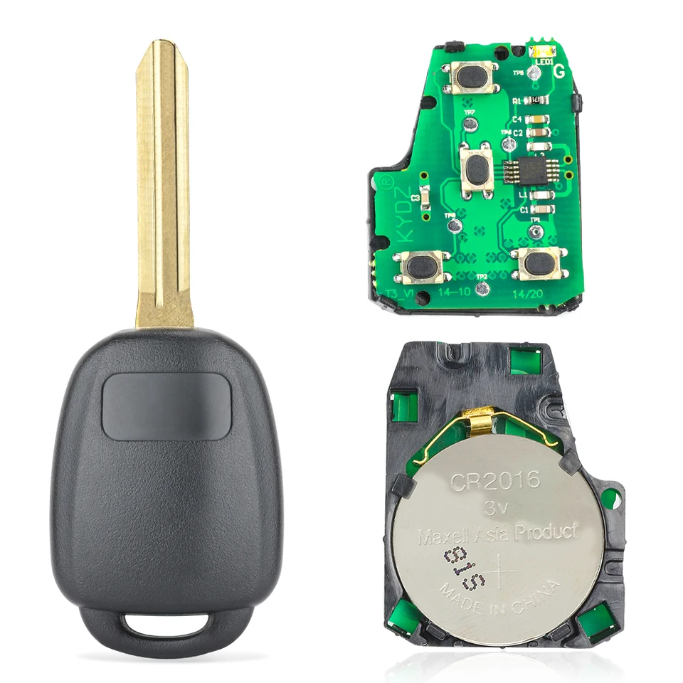 Replacement Key Fob For Toyota – Compatible With GQ4-52T H Chip (Fits Highlander, Tundra, Tacoma & More)