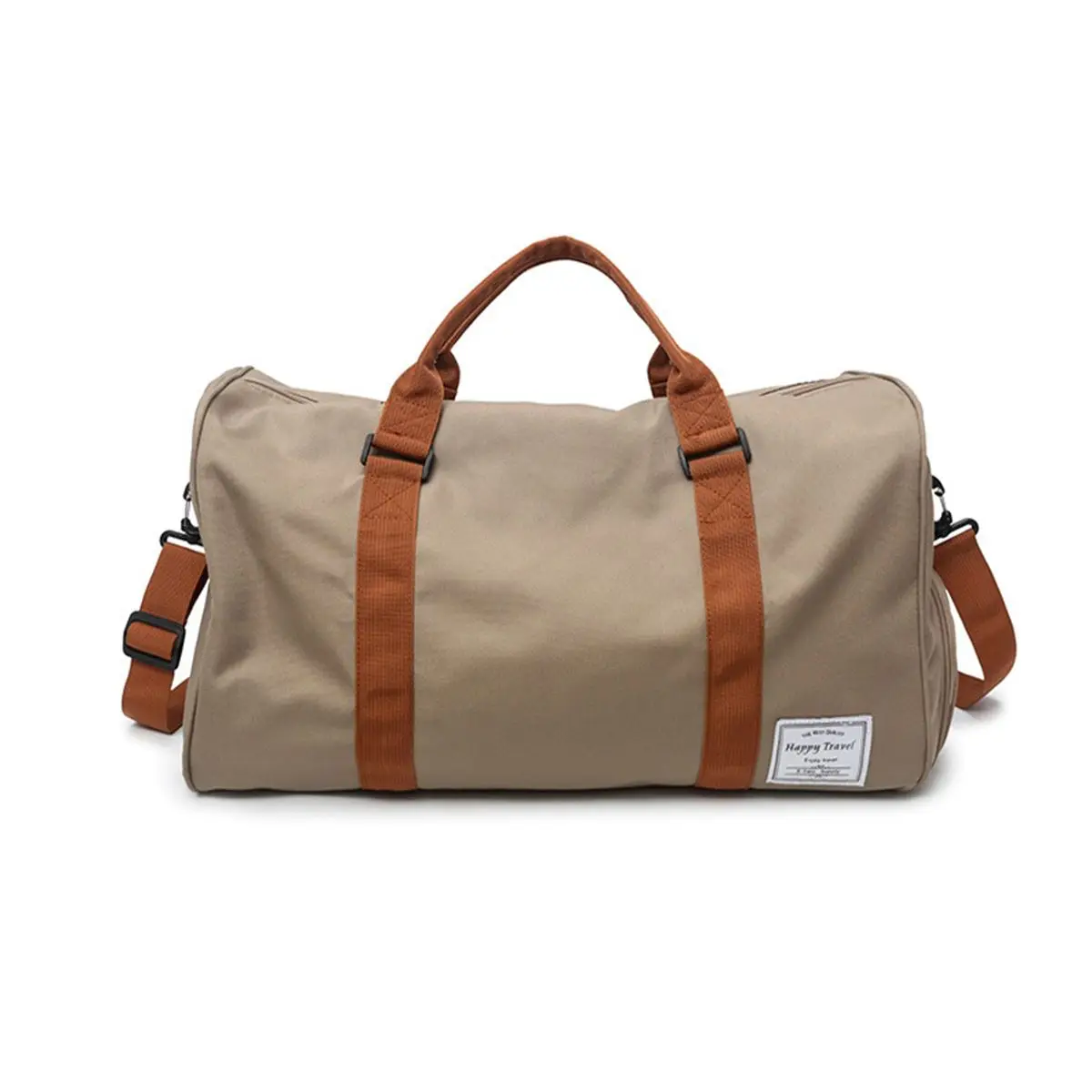 Dark Khaki Водостойкая сумка для спортзала для мужчин и женщин, уличная спортивная сумка, сумка на плечо для фитнеса, тренажерного зала, рюкзак для упражнений, дорожные сумки, большая ВМЕСТИТЕЛЬНОСТЬ - Color: Dark Khaki