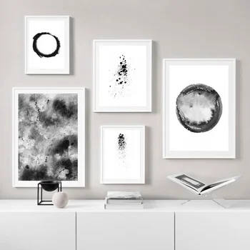 

Circle Textures art Canvas poster Wall Pictures for Living Room No Frame