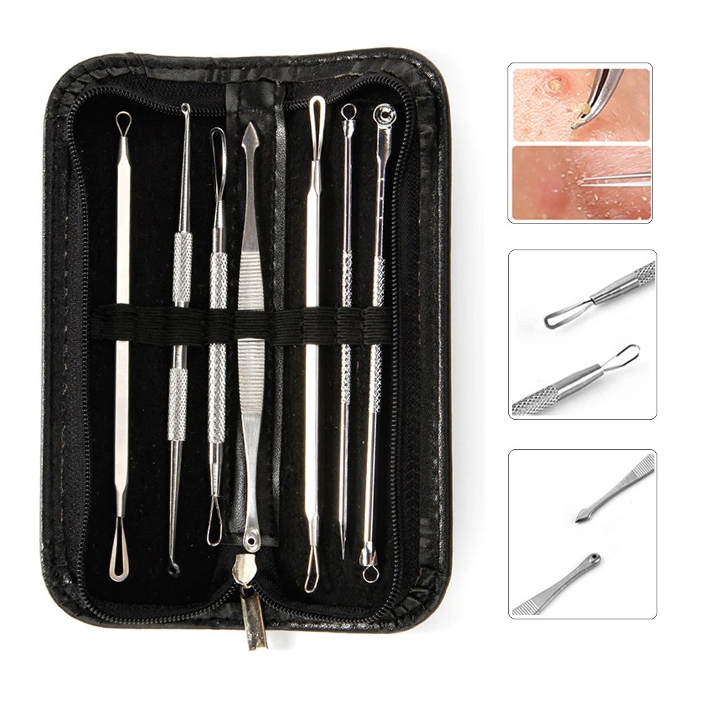 7/4/5Pcs Blackhead Extractor Tool Acne Extractor Black Spots Remover