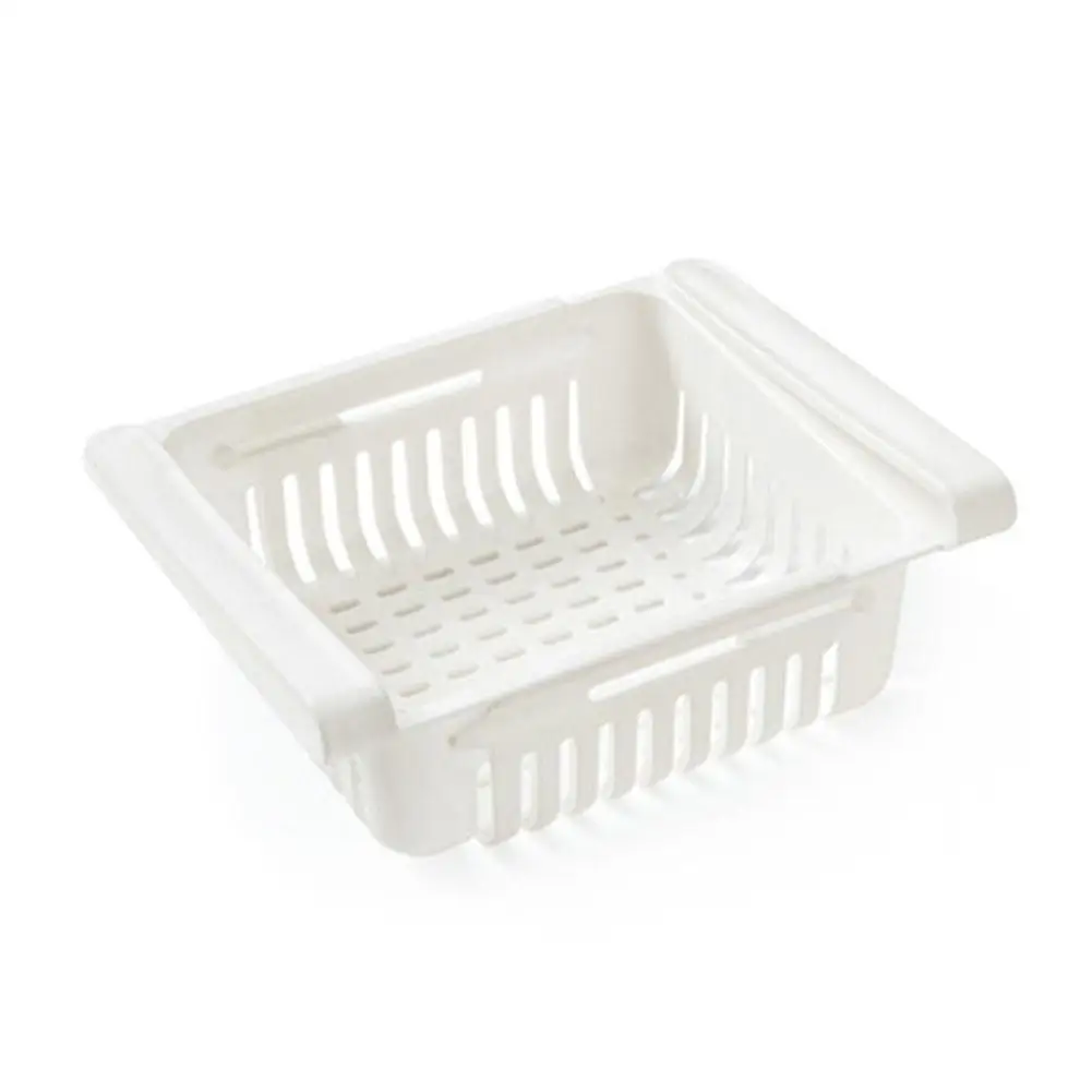 Refrigerator Storage Basket Kitchen Adjustable Storage Rack Refrigerator Shelf Drawer Storage Box Kitchen Tool - Цвет: A