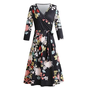 

Madam clothing OWLPRINCESS The new 2020 leisure dress retro 7 minutes of sleeve dress