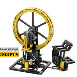 MOC – kit de construction de moteur pneumatique vertical, blocs de briques autobloquantes, jouet pour enfants, cadeau de vacances, 2021 