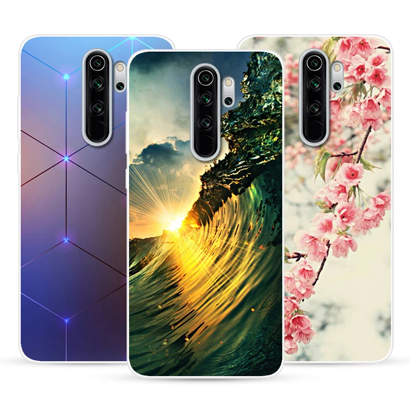 Чехол с рисунком собаки и кошки для Xiaomi Redmi Note 8 Pro чехол мобильного телефона