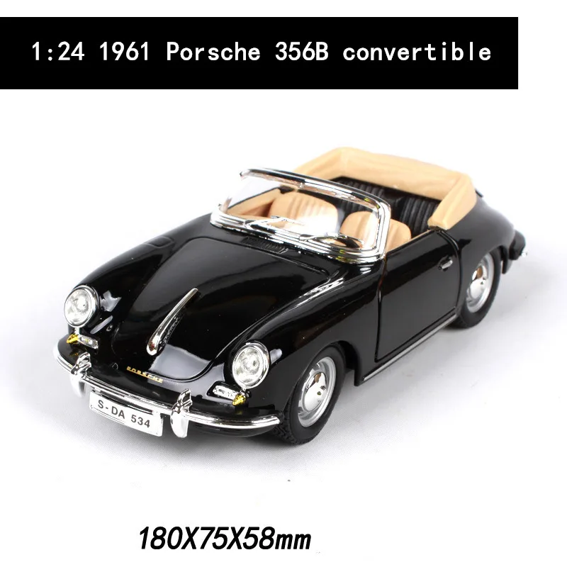 Bburago 1:24 Porsche 1961 модель автомобиля из сплава модель ремесла Коллекция игрушек инструменты подарок - Цвет: 1961