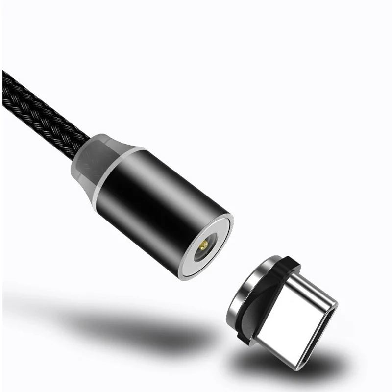 Магнитный кабель Tutew 1 м Micro usb Type C для быстрой зарядки Type-C зарядный провод c iphone 11 X