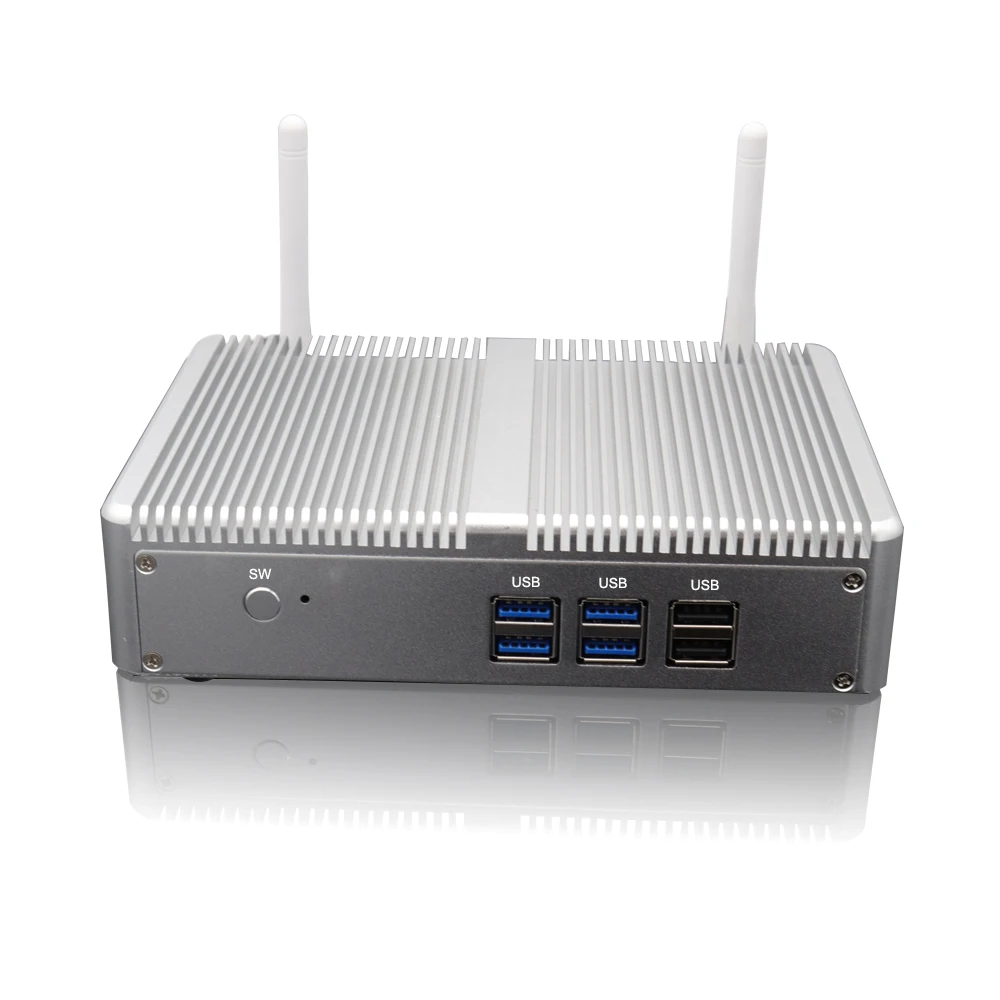 Eglobal Nuc двойной Lan безвентиляторный мини ПК Windows 10 Linux Barebone компьютер Intel N3150 четырехъядерный максимум 2,08 ГГц AES-NI 2* HDMI HTPC