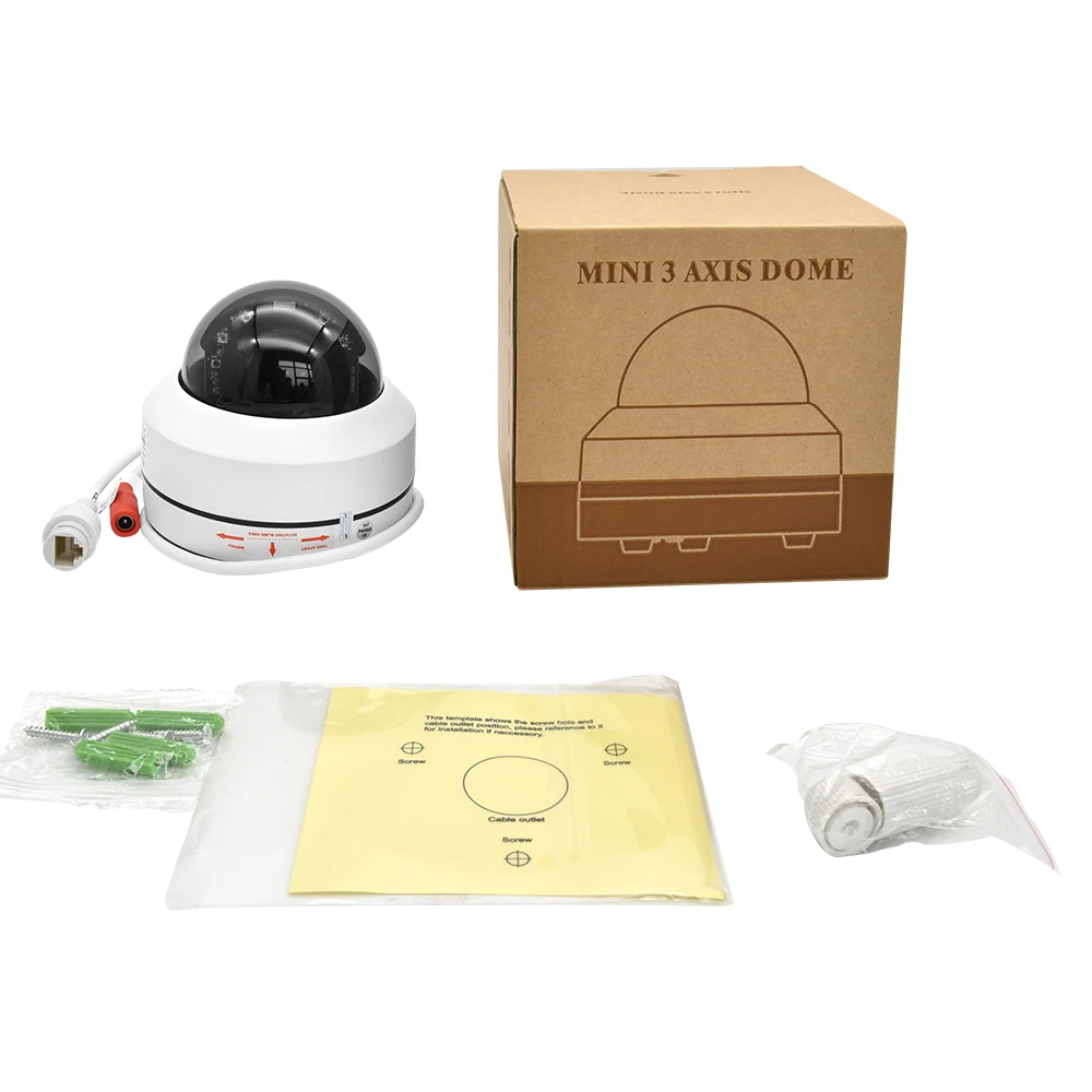 Hikvision совместимая PTZ IP камера 5MP 4X 16X зум скоростная купольная наружная IR 50M H.265 CCTV
