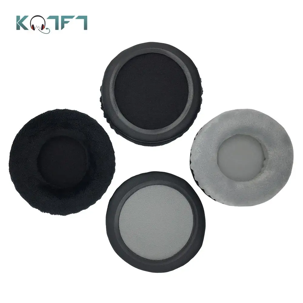 

KQTFT 1 Pair of Velvet Replacement Ear Pads for Plantronics Audio 995 Noir Headset EarPads Earmuff Cover Cushion Cups