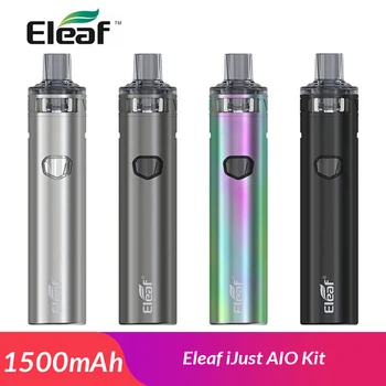 

Original Eleaf iJust AIO Kit 2ml with GT M 0.6ohm Coil built in 1500mAh Battery Vaper Electronic Cigarette Vape Pen 23W max