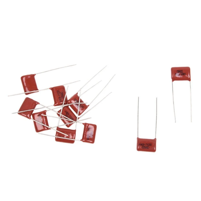 20Pcs Cbb22 5% Metallized Polypropylene Film Capacitors- 10Pcs 400V 0.1Uf& 10Pcs 630V 0.022Uf