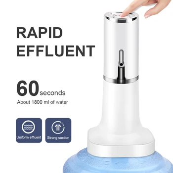 

Electrical Water Pump New Electric Automatic Drinking Water Bottle Pump USB Rechargeable Smart Dispenser