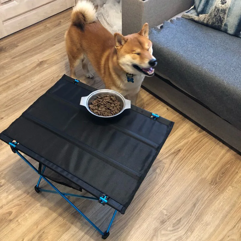 

T005 Portable Foldable Table Camping Outdoor Furniture Computer Bed Tables Picnic 6061 Aluminium Alloy Ultra Light Folding Desk