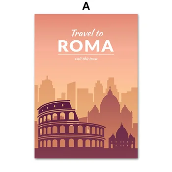 

Famous Tourist City Scenic Spots roma diy paint pictures by numbers painting by numbers acrylic paint wall decoration