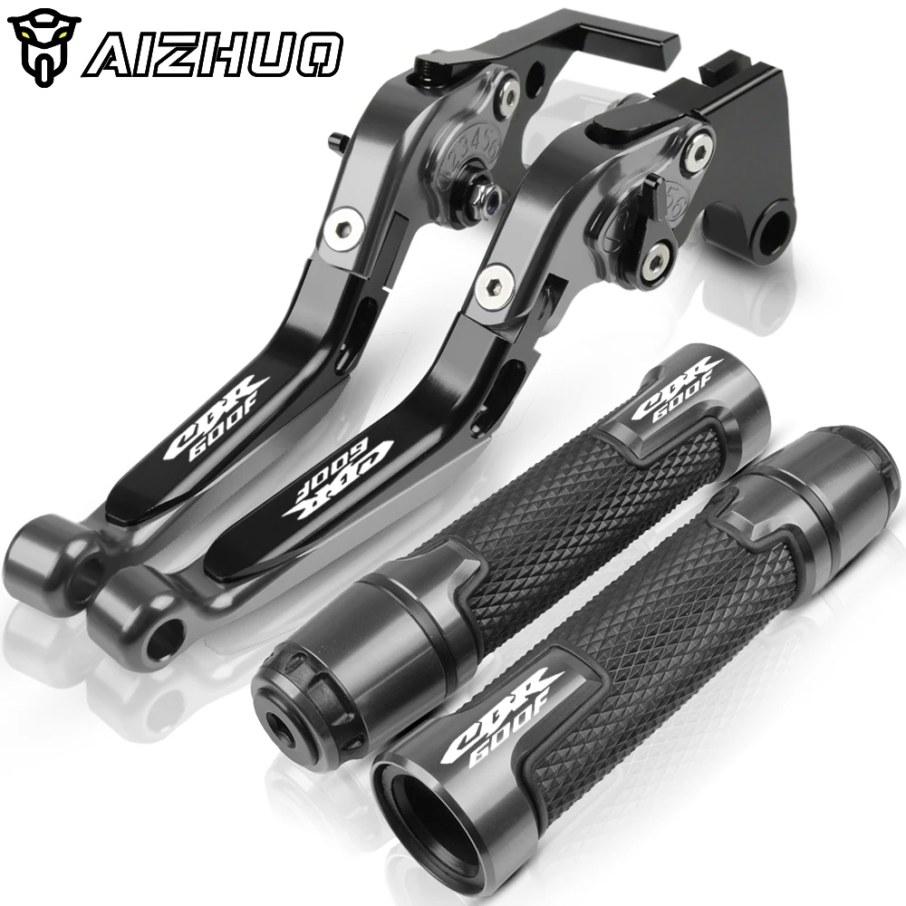 CNC алюминиевый тормозной рычаг сцепления для мотоцикла ручки для honda CBR600 F CBR600F CBR 600 F CBR 600F 1991-2007 2006 2005 - Цвет: gray1