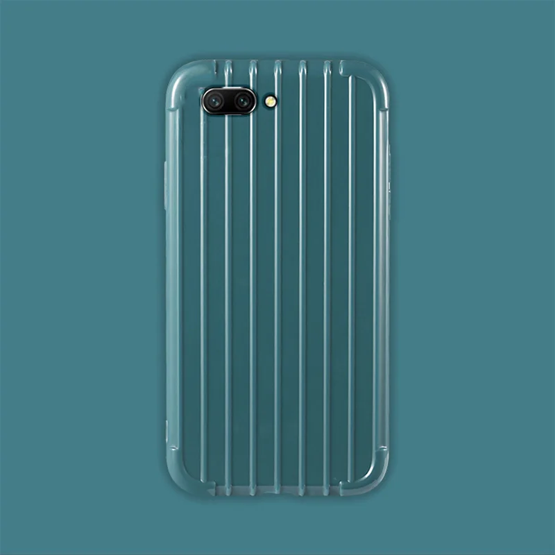Роскошный багажный чехол для huawei honor 10, Модный милый чехол для костюма, чехол для багажника, ТПУ, силиконовая задняя крышка для телефона, чехол для huawei honor 10