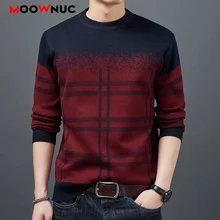 

2022 New Men Cows Autumn Spring Winter Sweater Warm Daily Knitwear Pullover Male Korean Fashions O-Neck Casual MOOWNUC