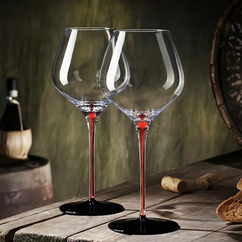 

High Quality Crystal Glass Europe Goblet Kitchen Drinking Glasses Bar Hotel Party Wedding Wine Glass Home Decor Accessories