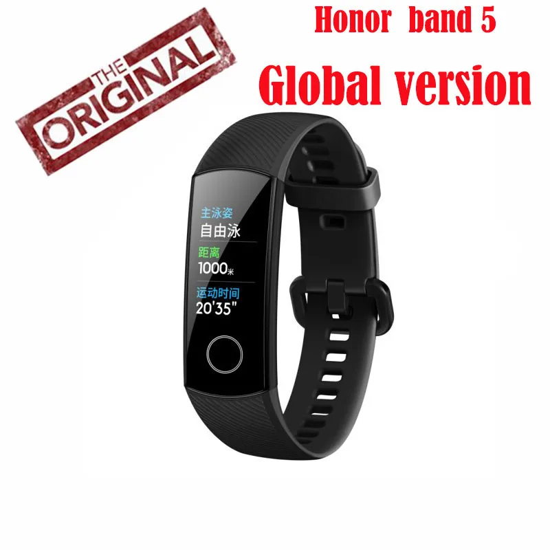 Глобальная версия умных часов Huawei Honor band 5 фитнес трекер с GPS датчиком насыщения