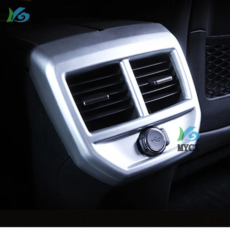 Для peugeot 3008 GT аксессуары для интерьера подлокотник заднего сиденья Air Conditonnal Vent Крышка отделка AC Выход Панель Украшение Рамка