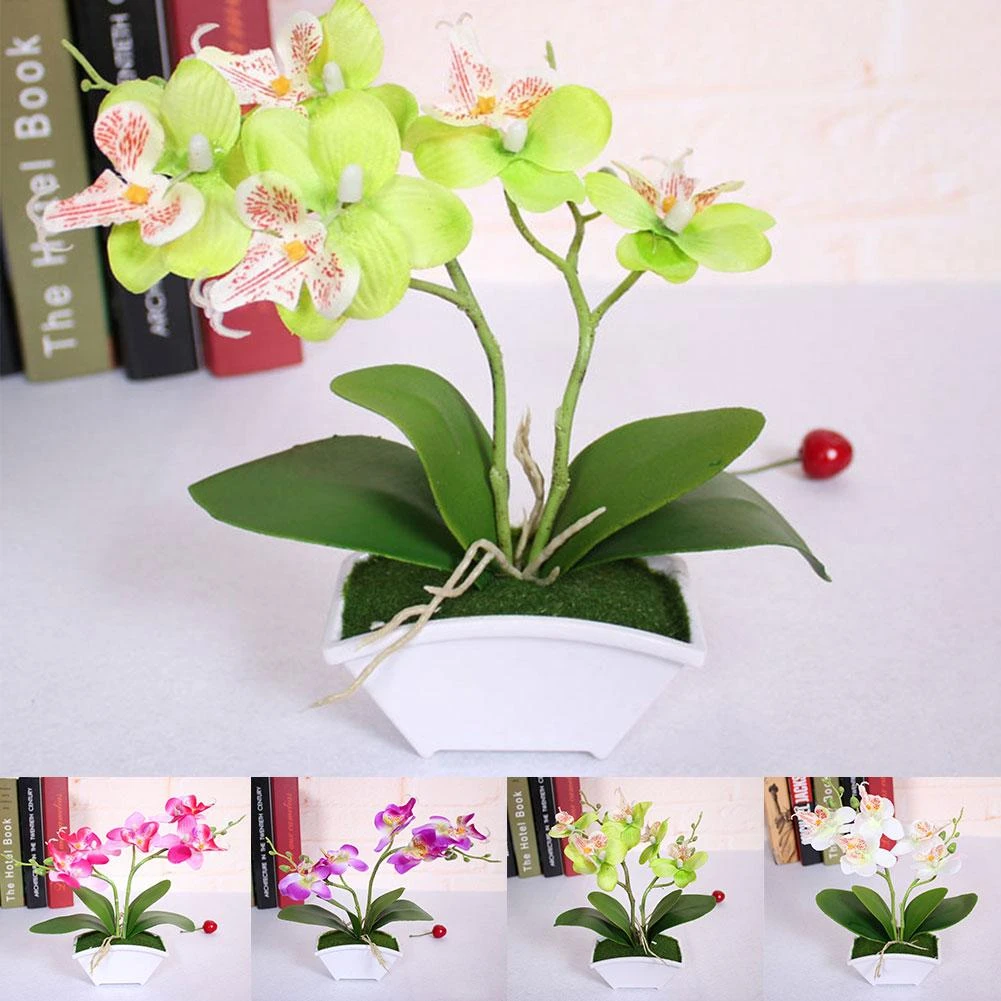 Mariposa Artificial de 5 ramas para Decoración de casa, orquídea, llena de  vida, para jardín, boda, arreglos de decoración|Flores artificiales y  secas| - AliExpress