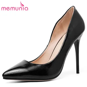 

MEMUNIA 2020 hot sale spring summer women pumps solid colors single shoes sexy thin heel party wedding shoes ladies dress shoes
