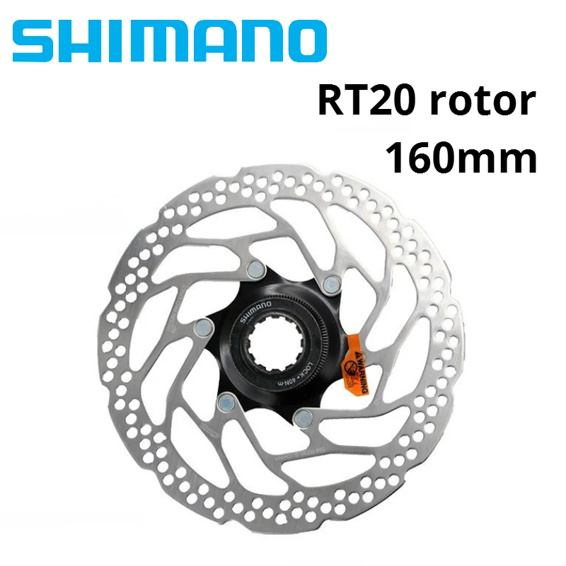 

Shimano RT20 RT10 SM-RT20 Disc Brake Rotor Stainless CentreLock Mount 6" 7" Inch 160mm 180mm