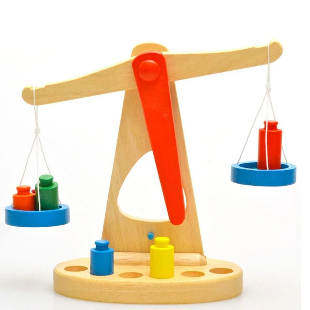 wooden scale toy