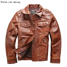 jaqueta de couro americanas