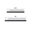 LED track light rail 0.5M 1M black white aluminum 2-wire system track light universal track for spotlight 6