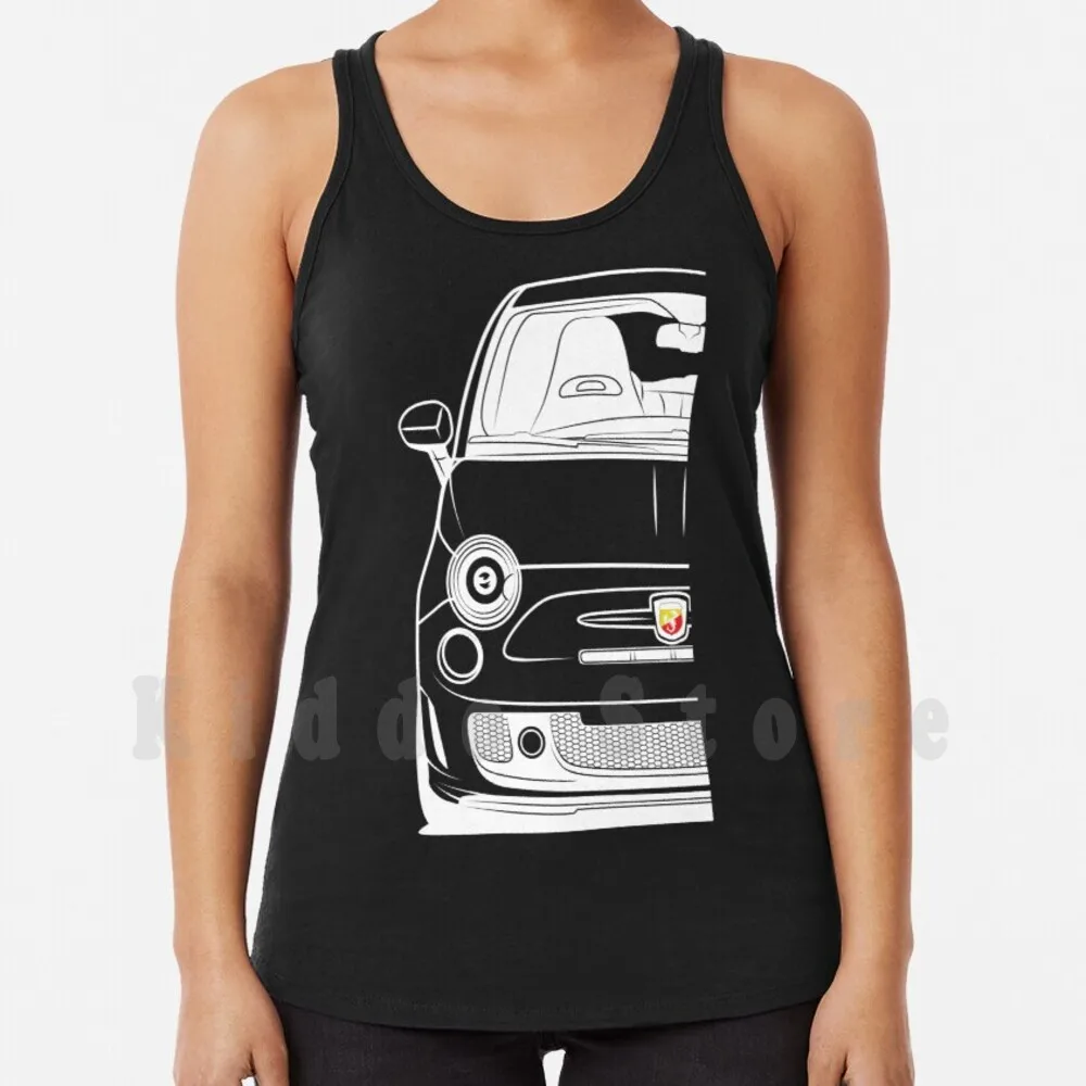 Abarth 500 Canottiere Besdesign Canottiera 100% Cotone Abarth 500 Car World Abarth Abarth