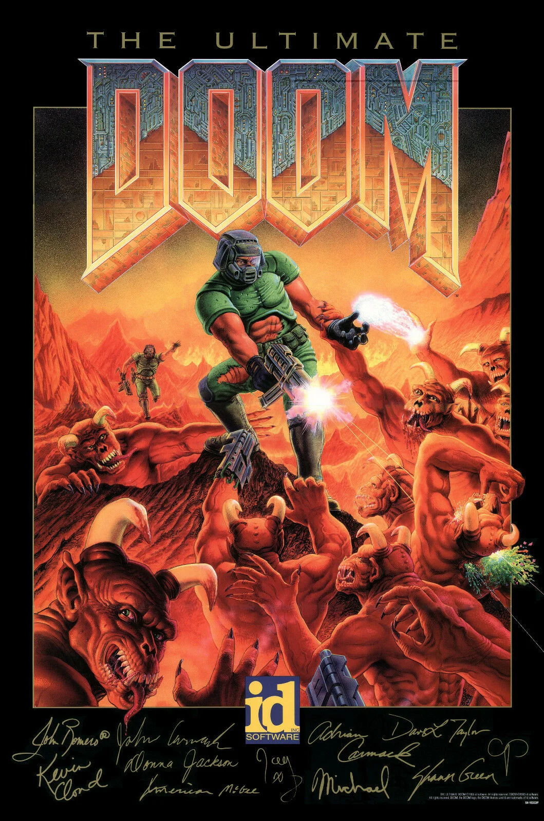 Doom II Art Film Print Silk Poster Home Wall Decor 24x36inch | Дом и сад